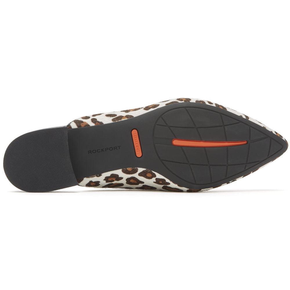 Slip-Ons Rockport Mujer Mexico - Total Motion Zuly Leopardo - UIGLF0345